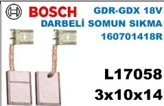 3x10x14 L17058  GDR-GDX 18V DARBELİ SOMUN SIKMA 160701418R