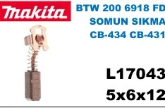 5x6x12 L17043 BTW 200 6918 FD SOMUN SIKMA CB-434 CB-431