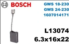 6.3x16x22 L13074 GWS 18-230 GWS 24-230 1607014171