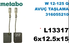 6x12.5x15 L13317 W 12-125 Q  AVUÇ TAŞLAMA  316055210  