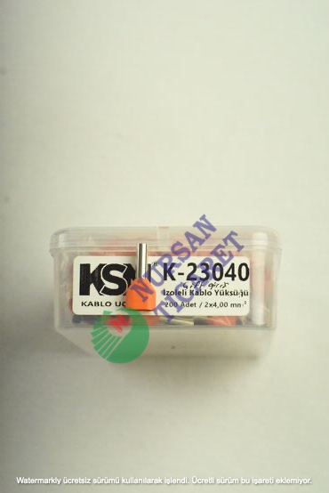 NRS 500 K 23040 (2,0X4,0) ÇİFT GİRİŞ İZOLELİ KABLO YÜZÜĞÜ 200 ADET