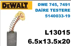 6.5x13.5x20 L13015 DWE 745, 7491 DAİRE TESTERE 5140033-19 