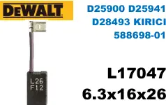 6.3x16x26 L17047 D25900 D25941 D28493 KIRICI 588698-01