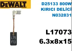6.3x8x15 L17073 D25133 800W KIRICI DELİCİ N032831