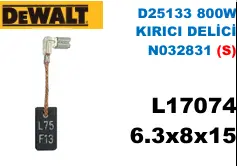 6.3x8x15 (S) L17047 D25133 800W KIRICI DELİCİ  N032831 (S)