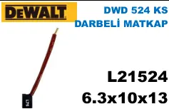 6.3x10x13 L21524 DWD 524 KS DARBELİ MATKAP